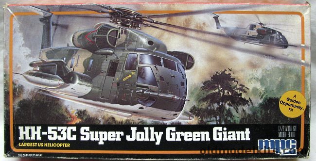 MPC 1/72 HH-53C Super Jolly Green Giant - Son Tay Prison Raid Markings, 1-4401 plastic model kit